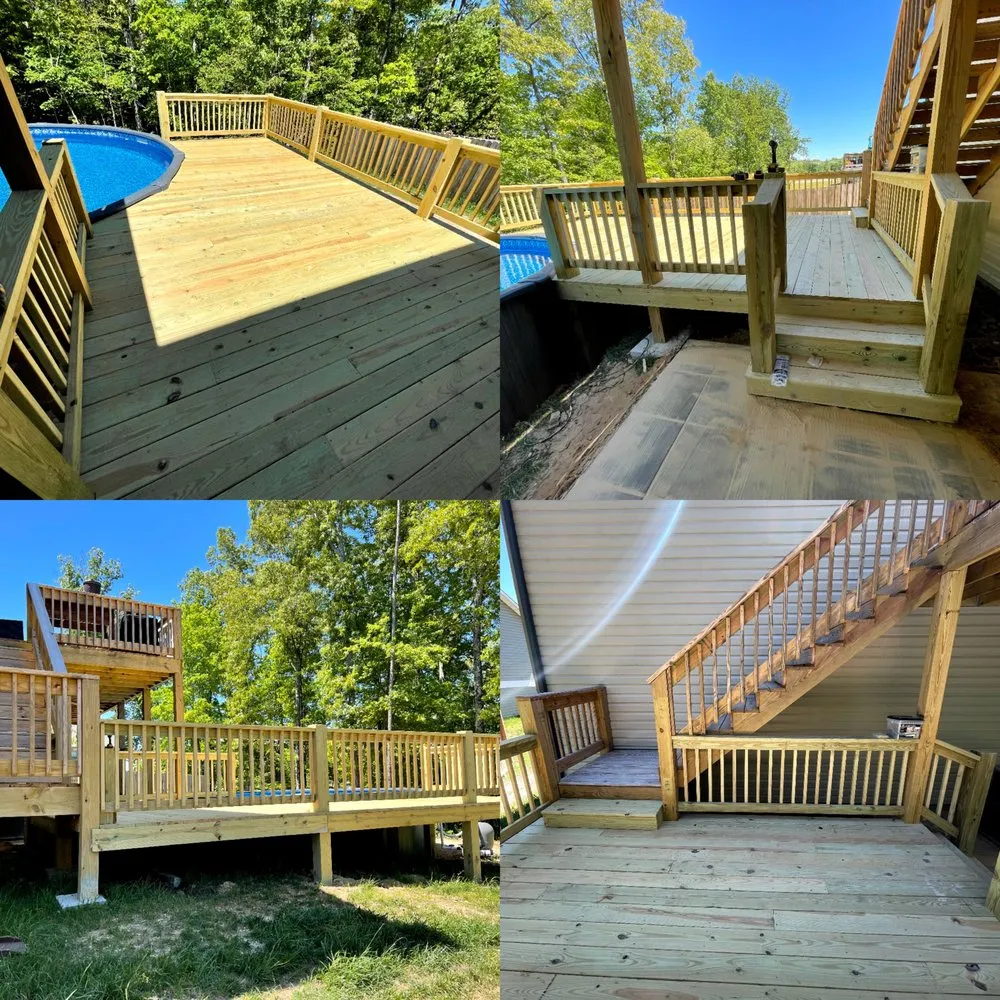 Reliable wood fence service in Ringgold, GA by 22 construction