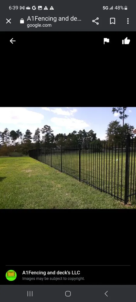 Quality vinyl fence installation in Trinity, TX by A1fencinganddecks.com
