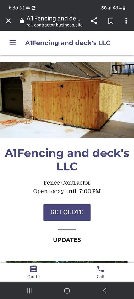 Professional privacy fencing in Trinity, TX by A1fencinganddecks.com