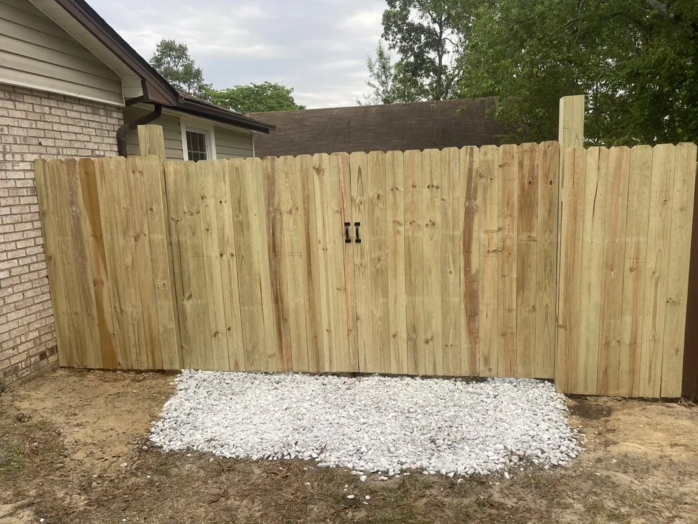 Professional privacy fencing for homes in Harrells, NC by A&A Construction