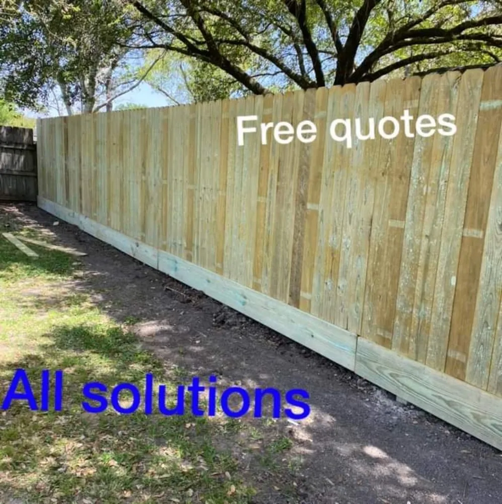 Expert fence installation service in Channelview, TX - All Solution's