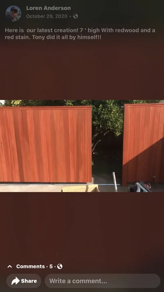 Local chain link fencing for homes in Tujunga, CA by Anderson's Electric Gates