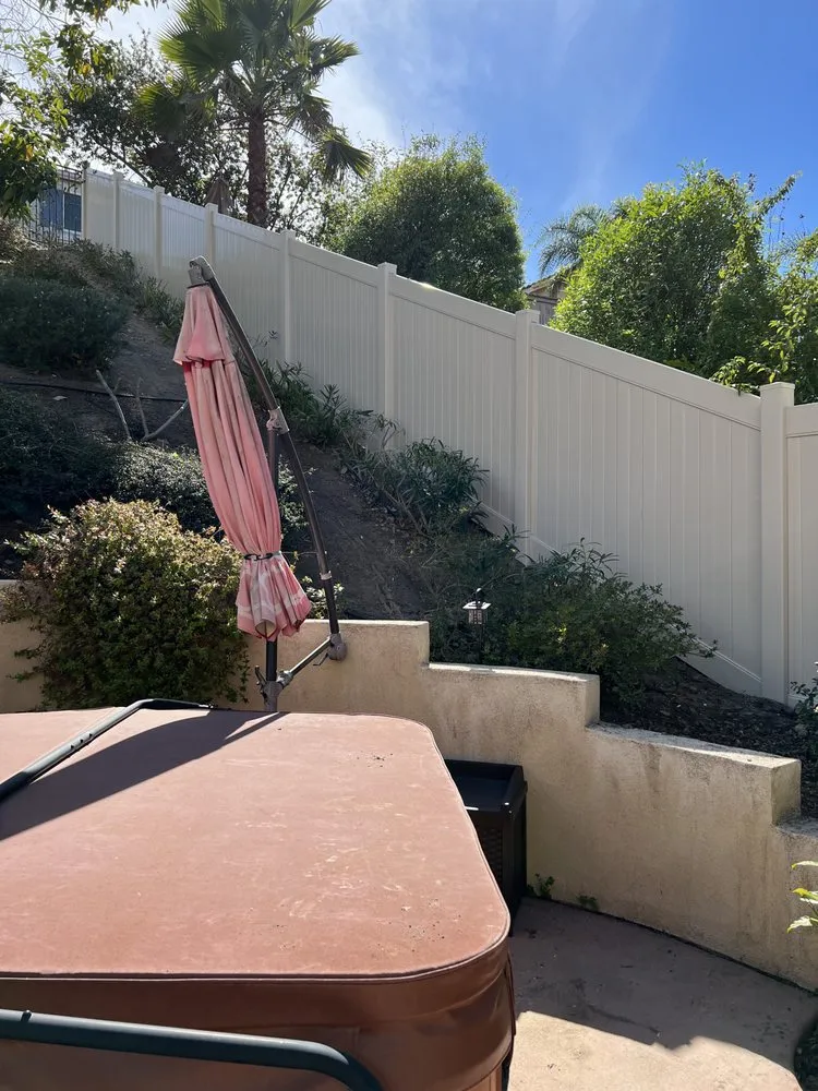 Affordable privacy fencing for homes in Santee, CA by Apache Fence