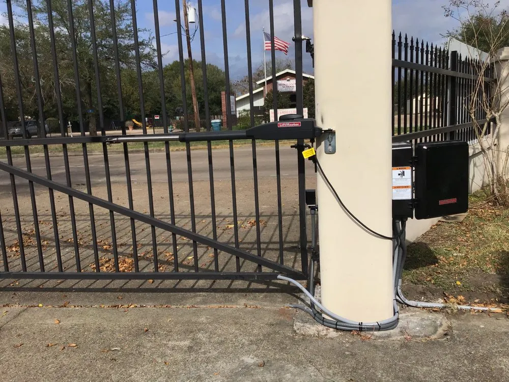Local wood fence service in Houston, TX by Automatic Gate & Access Services