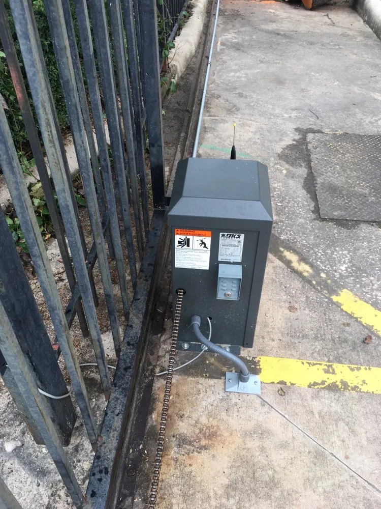 Reliable vinyl fence installation for homes in Houston, TX by Automatic Gate & Access Services