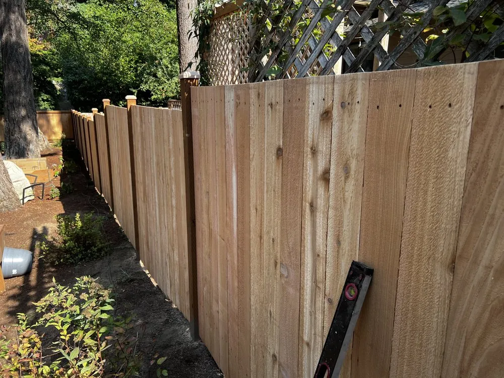 Quality fence installation for homes in Everett, WA by Aziz Construction