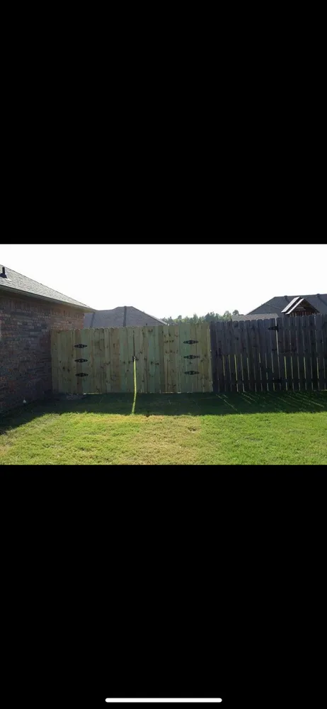 Professional privacy fencing for homes in Brookland, AR by Backyard View