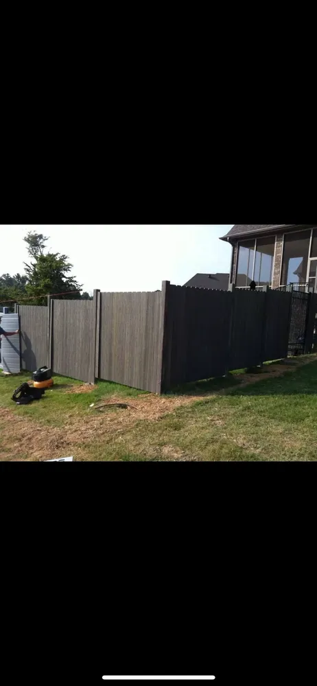 Reliable chain link fencing service in Brookland, AR - Backyard View