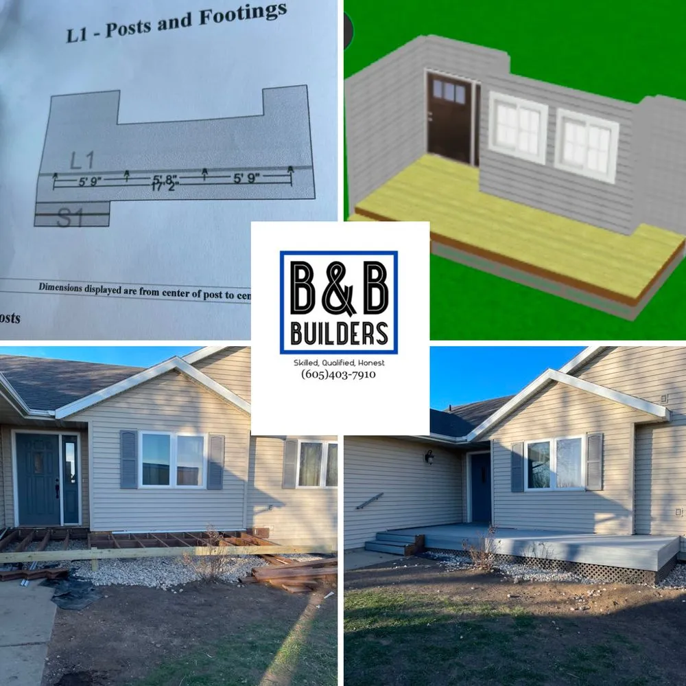 Quality vinyl fence installation in Sioux Falls, SD by B&B Builders