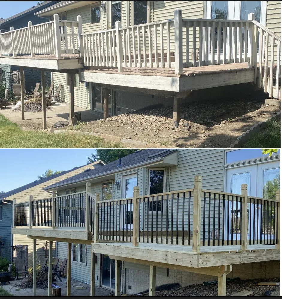 Reliable fence repair in Sioux Falls, SD by B&B Builders