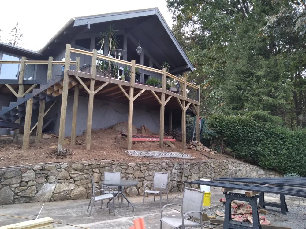 Reliable chain link fencing for homes in Clyde, NC by B&B Construction Concept