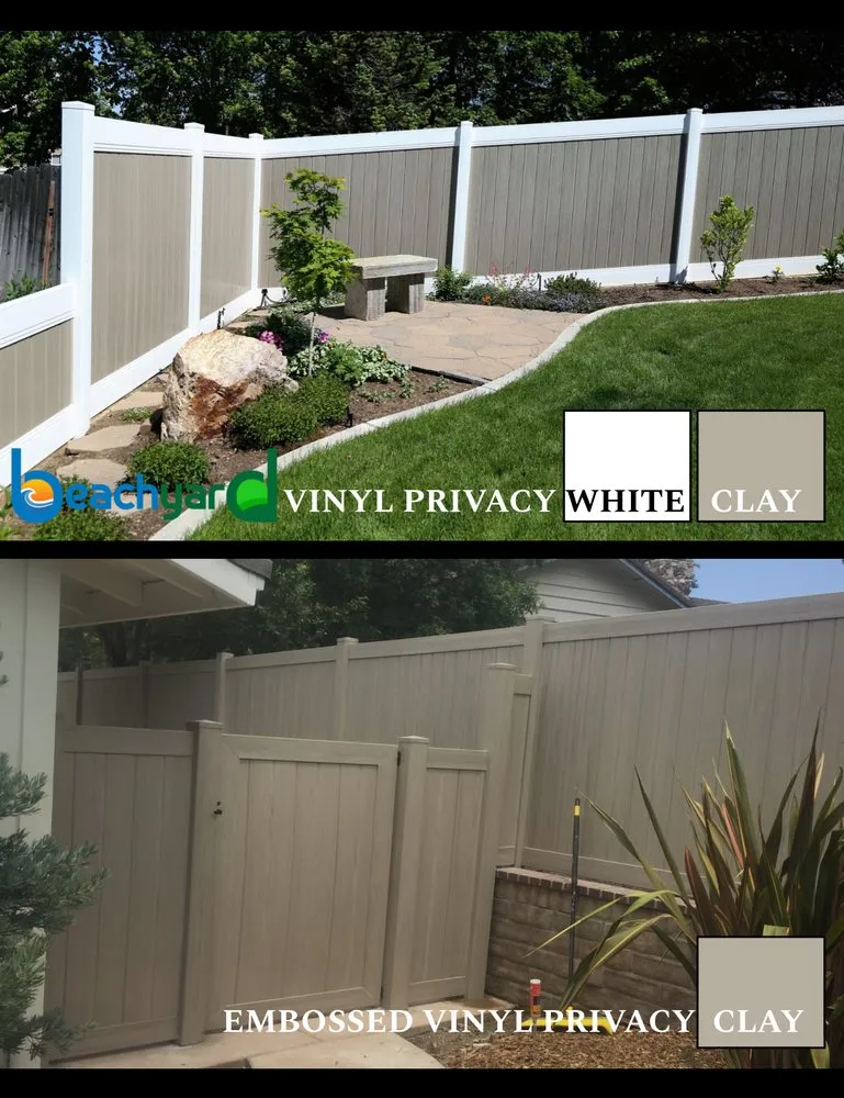 Quality vinyl fence installation for homes in Irvine, CA by BeachYard