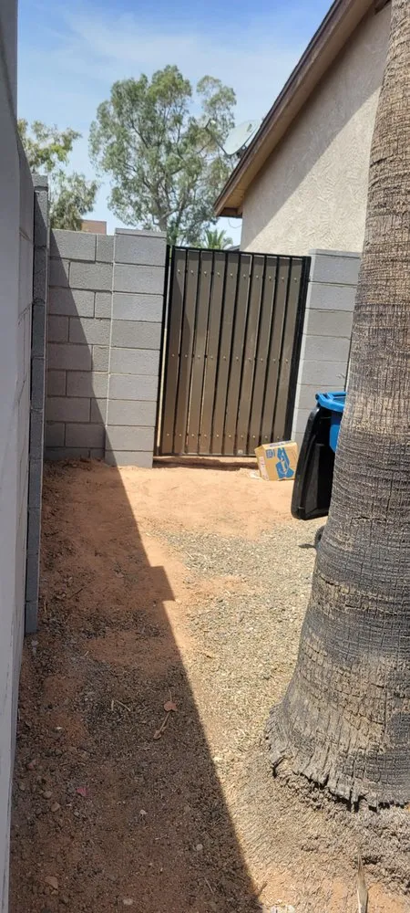 Professional privacy fencing in Phoenix, AZ by Block & Gates
