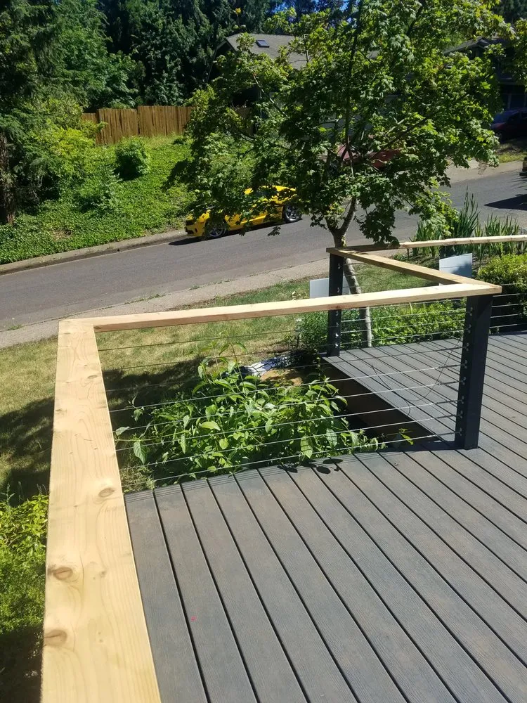 Expert wood fence service for homes in Eugene, OR by Bradley & Son