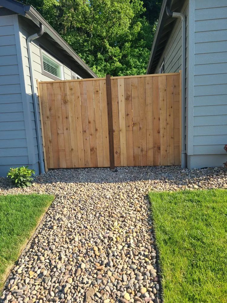 Reliable privacy fencing for homes in Eugene, OR by Bradley & Son