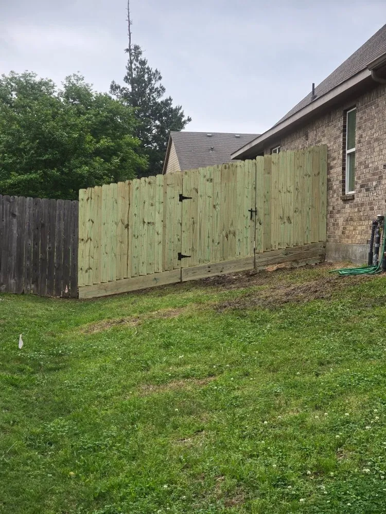 Affordable fence repair for homes in Conroe, TX by Burrell Ventures