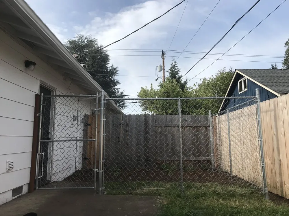 Professional fence installation for homes in Eugene, OR by Cascade Crest Contracting