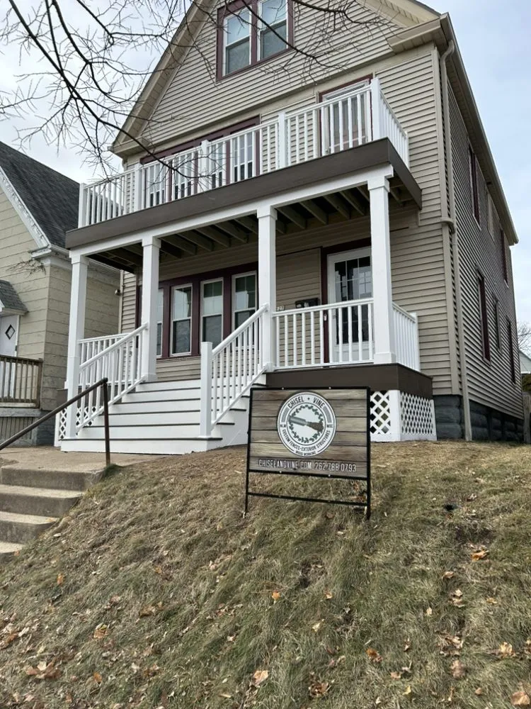 Expert vinyl fence installation for homes in Milwaukee, WI by Chisel + Vine