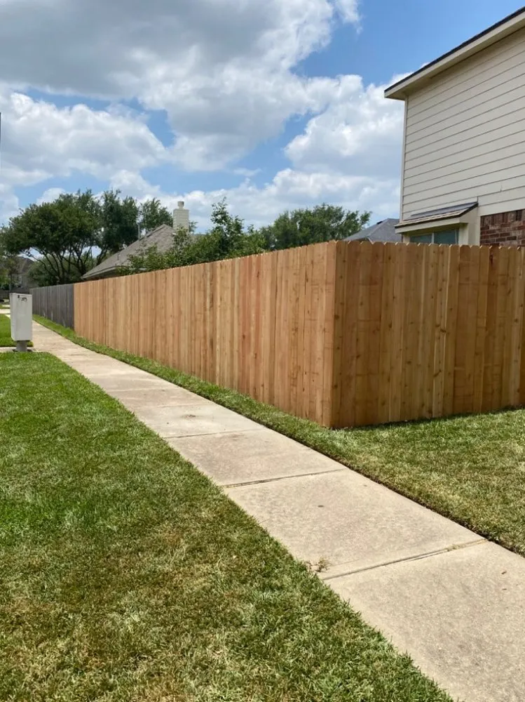 Professional privacy fencing in Houston, TX by CPG Services