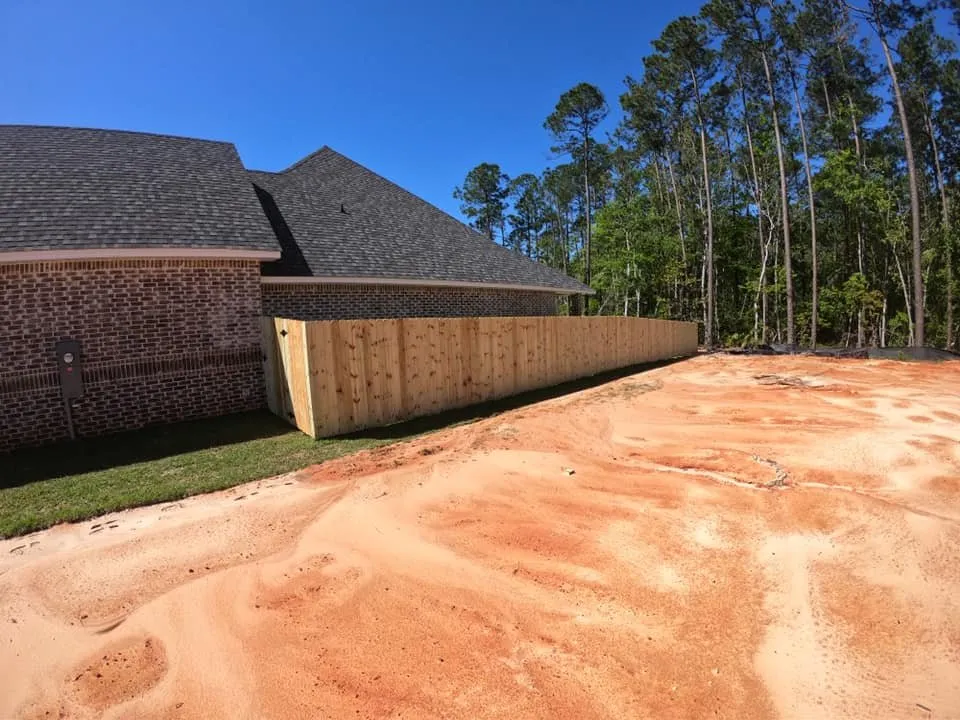 Professional privacy fencing for homes in McHenry, MS by Do Work Construction