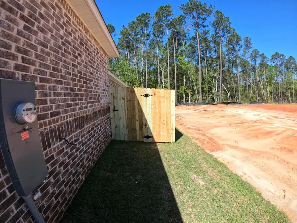 Reliable chain link fencing for homes in McHenry, MS by Do Work Construction