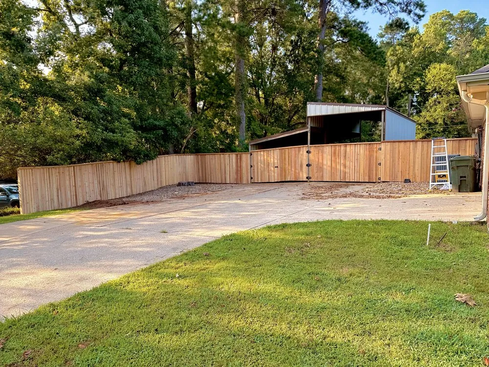 Top-rated vinyl fence installation for homes in Longview, TX by Driven Handyman Services