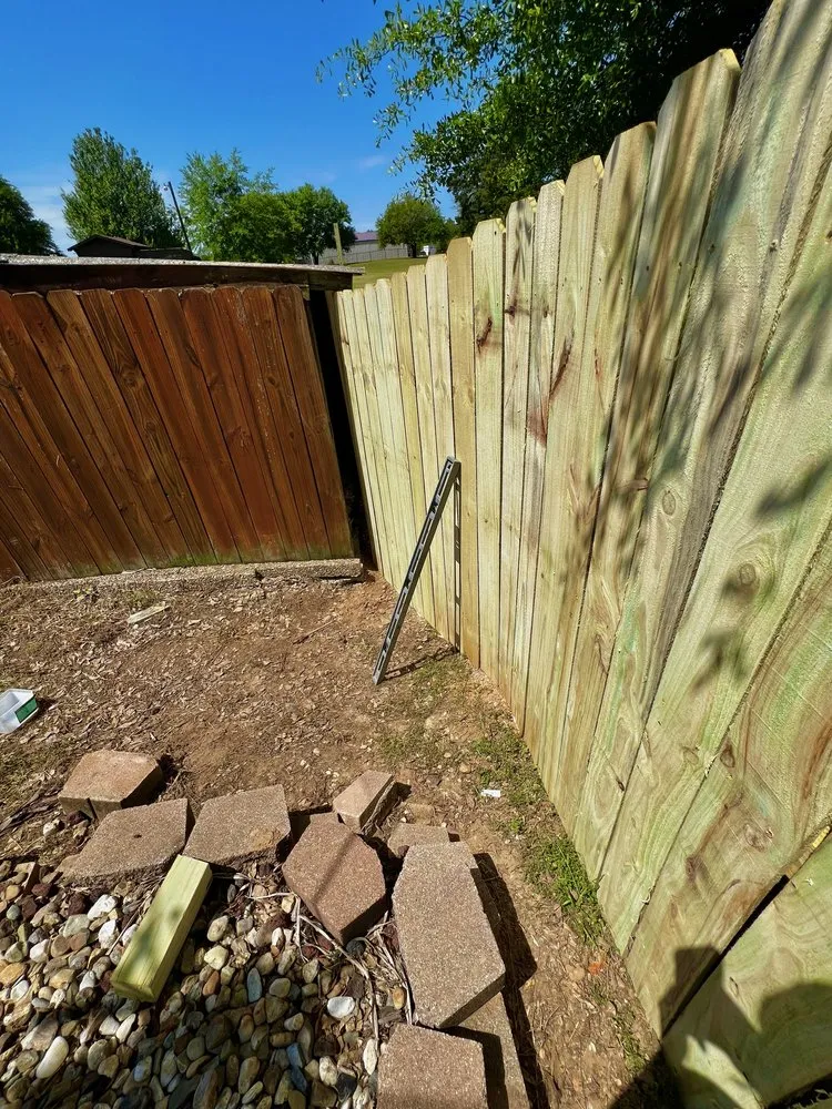 Affordable wood fence service for homes in Longview, TX by Driven Handyman Services