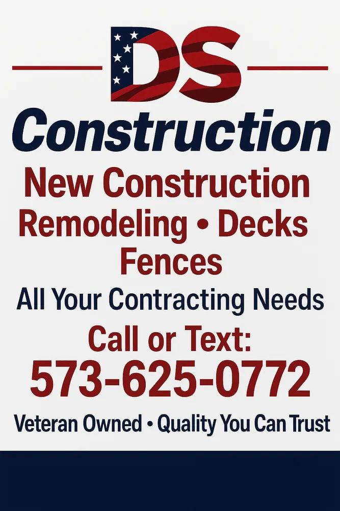 Quality fence installation for homes in Jackson, MO by DS Construction