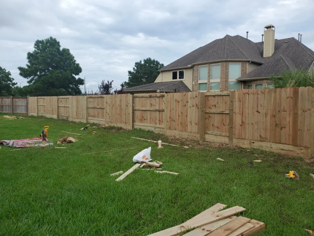 Trusted fence installation for homes in Cypress, TX by E&A Construction