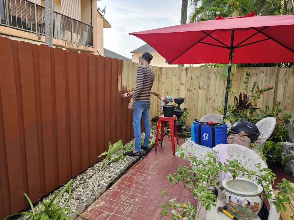 Expert fence repair for homes in Miami, FL by Enos Solutions