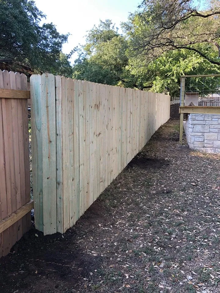 Quality fence installation in Austin, TX by Evans Services