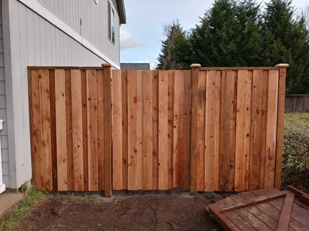 Reliable wood fence service in Eugene, OR by Facade Construction