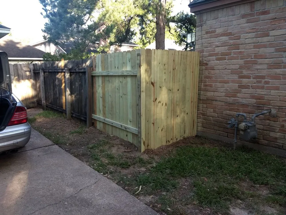 Trusted fence installation for homes in Spring, TX by First Texas Tree Services