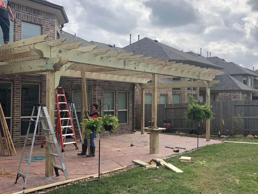 Expert privacy fencing in Spring, TX by First Texas Tree Services