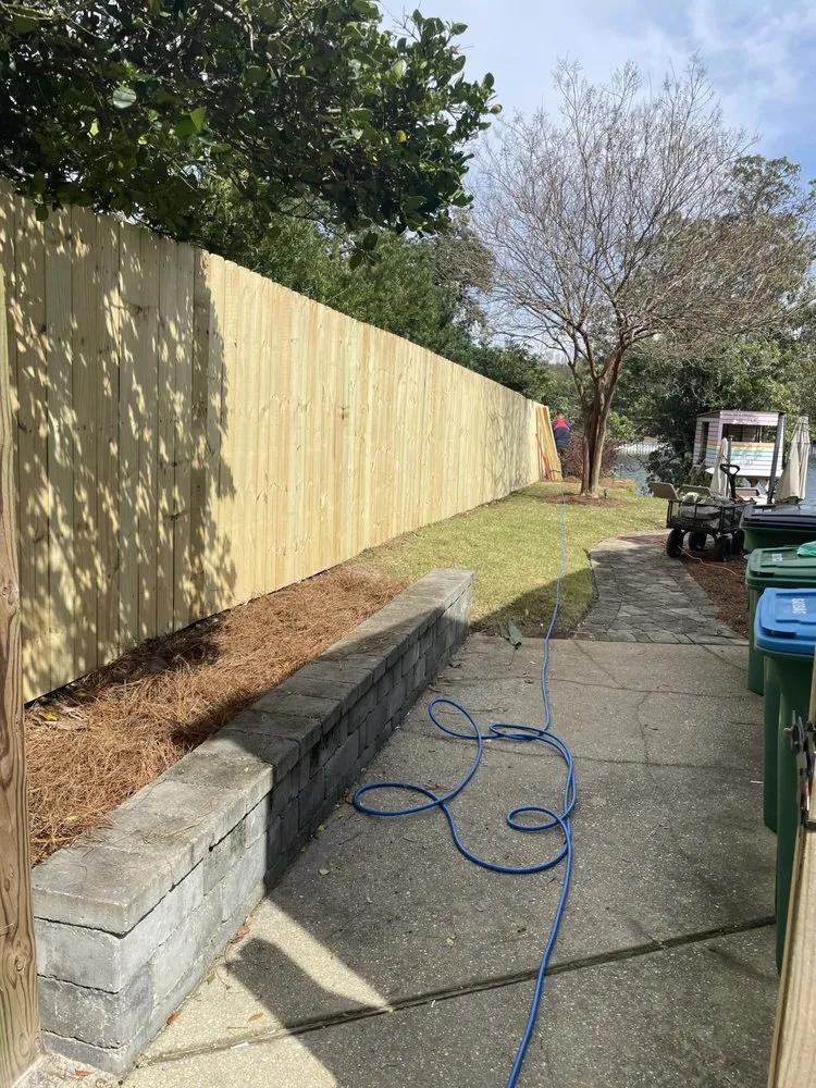 Trusted chain link fencing for homes in Pace, FL by Gilliand Enterprises