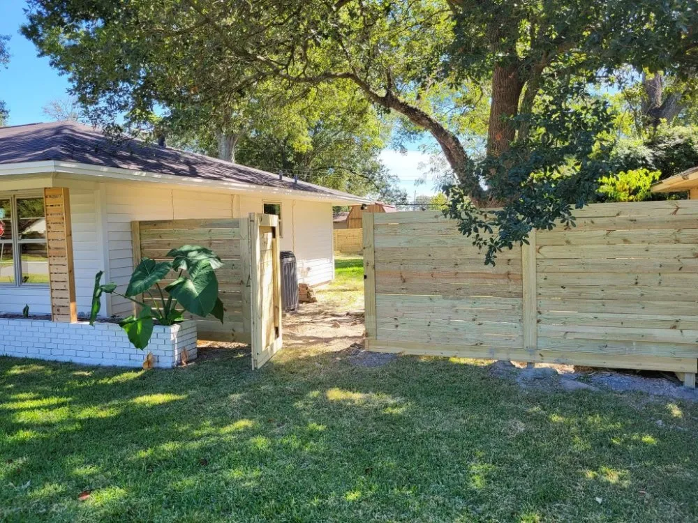 Reliable privacy fencing for homes in Vidor, TX by Gladiator Deck & Fence