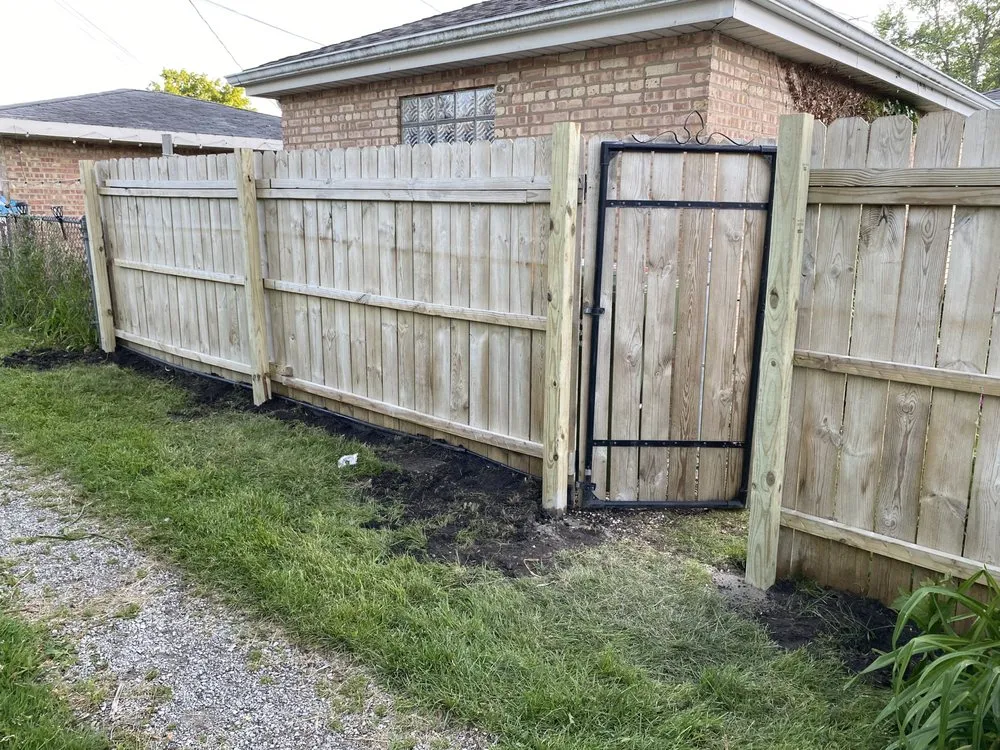 Local fence installation service in Summit, IL - GM Landscaping Solution