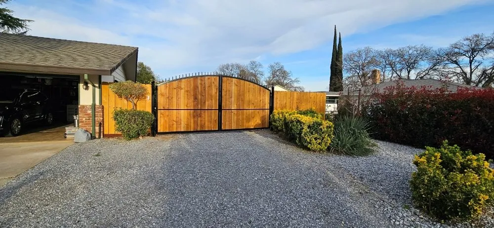 Quality vinyl fence installation for homes in Redding, CA by Gone Welding