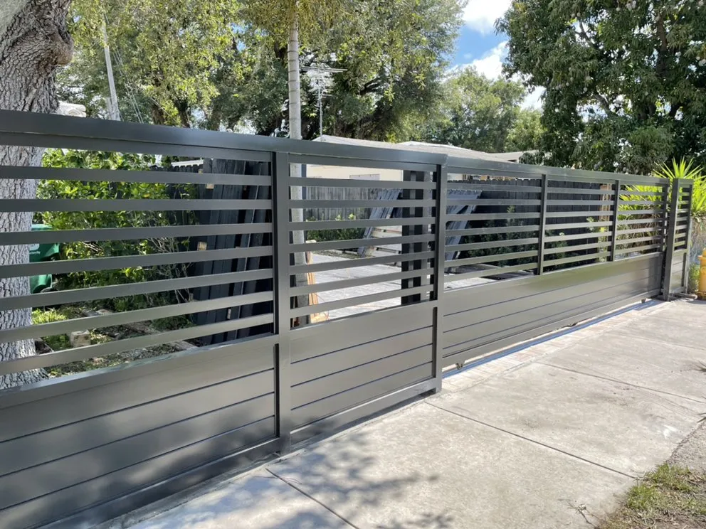 Professional vinyl fence installation in Miami, FL by Horizon Structural Developers