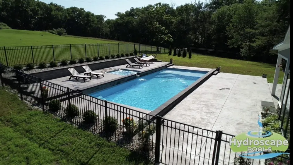 Affordable vinyl fence installation in Newark, DE by Hydroscape Pools