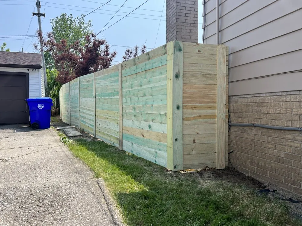 Quality vinyl fence installation service in Brook Park, OH - Infinity Construction