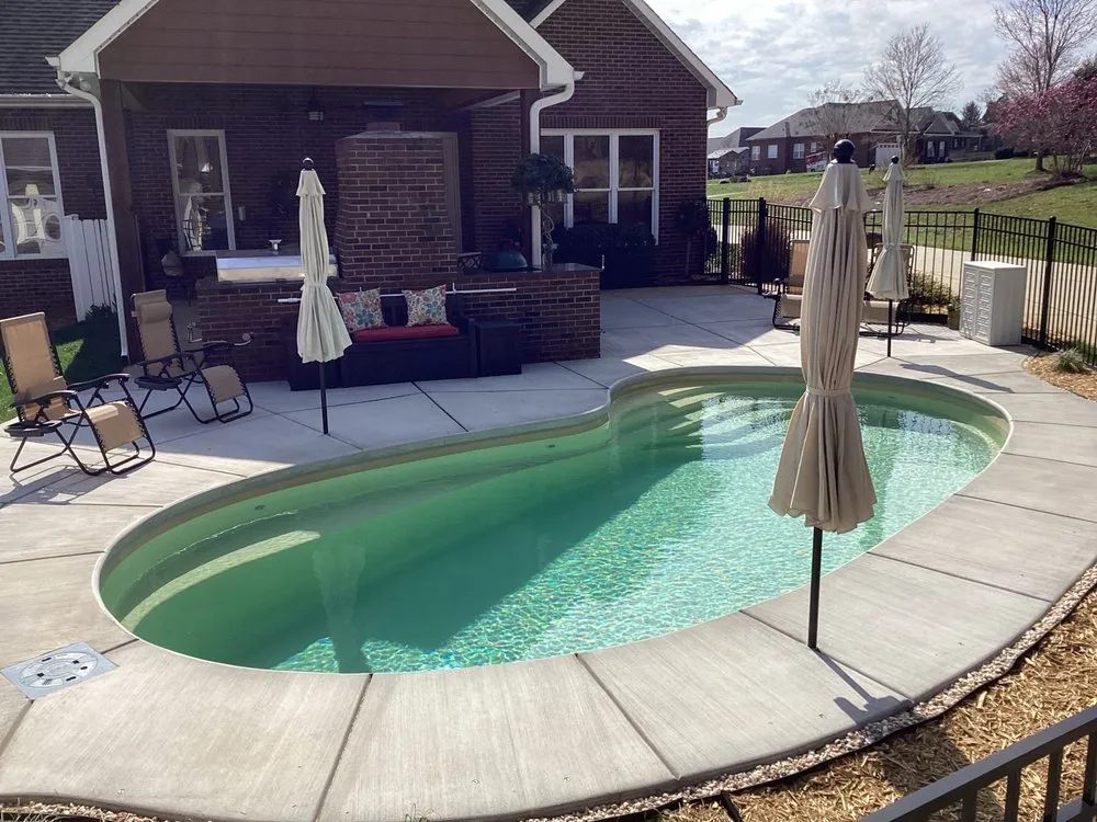Affordable vinyl fence installation for homes in Denver, NC by Infinity Pool Construction