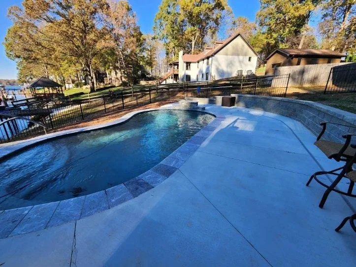 Professional fence repair in Denver, NC by Infinity Pool Construction