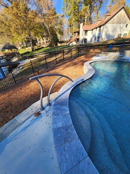 Quality chain link fencing in Denver, NC by Infinity Pool Construction