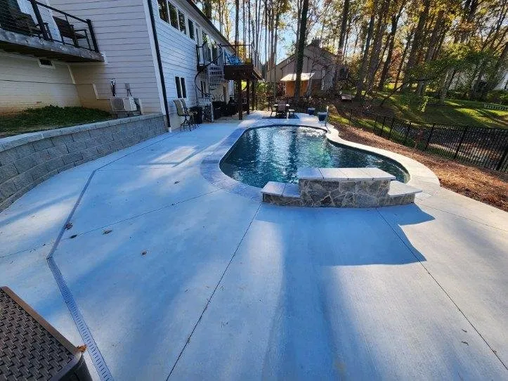 Top-rated vinyl fence installation for homes in Denver, NC by Infinity Pool Construction