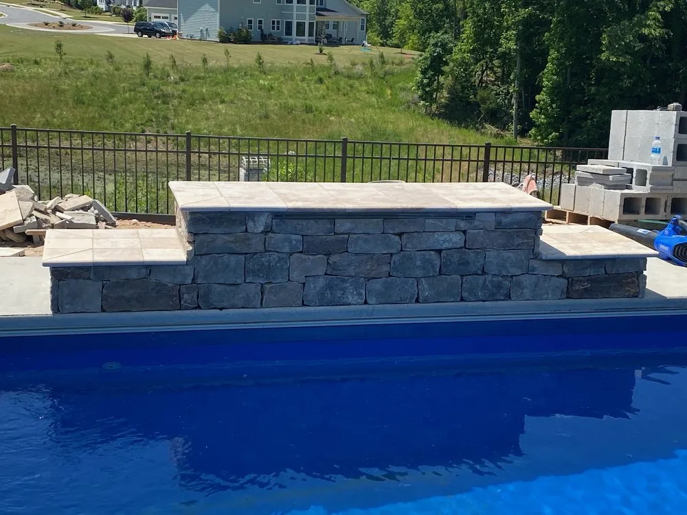 Trusted vinyl fence installation for homes in Denver, NC by Infinity Pool Construction