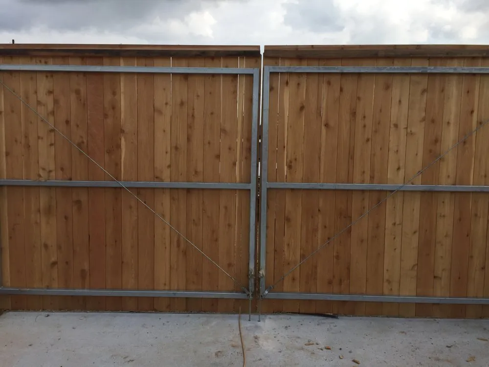 Professional wood fence service in Spring, TX by JAG Construction