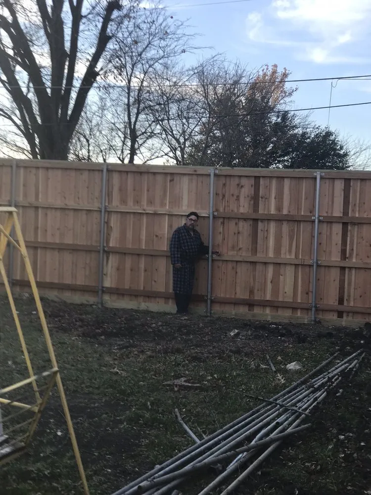 Trusted wood fence service in Rockwall, TX by JJ's Outside Needs