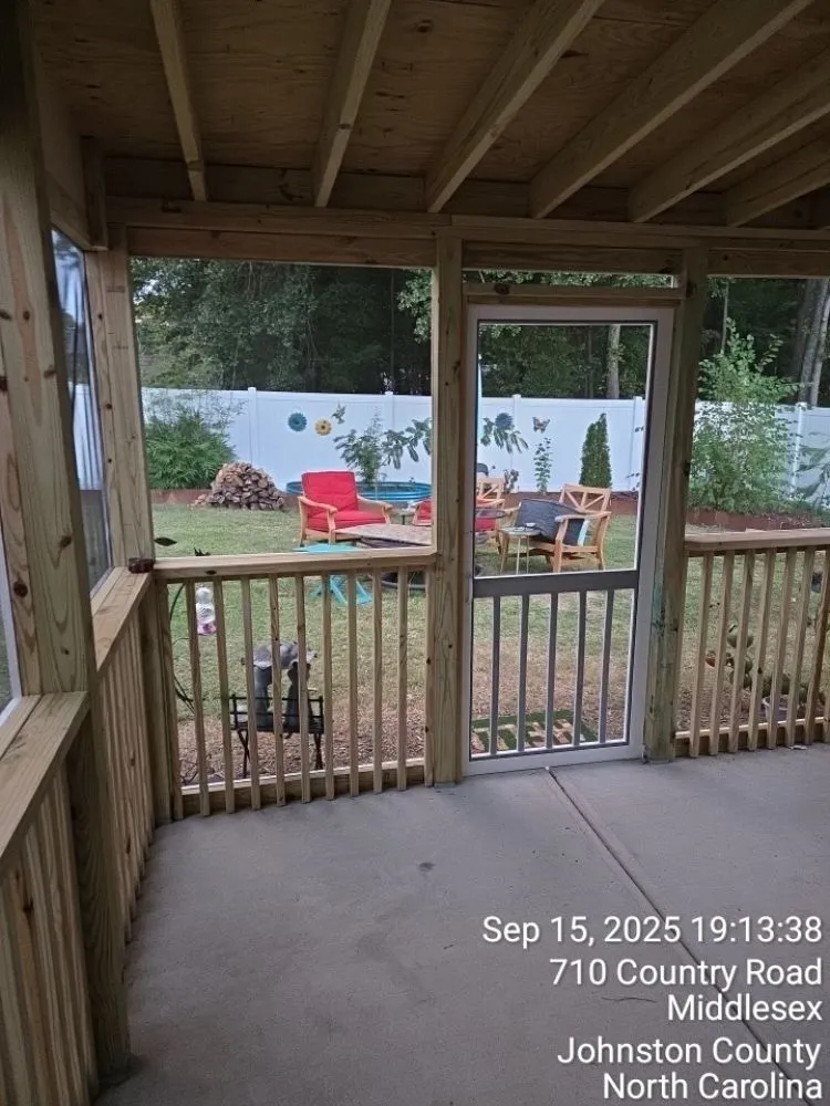 Local vinyl fence installation service in Middlesex, NC - JWH Carpentry