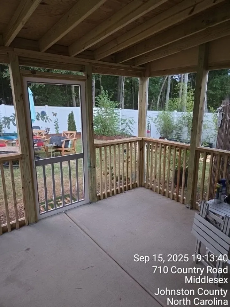 Local vinyl fence installation service in Middlesex, NC - JWH Carpentry